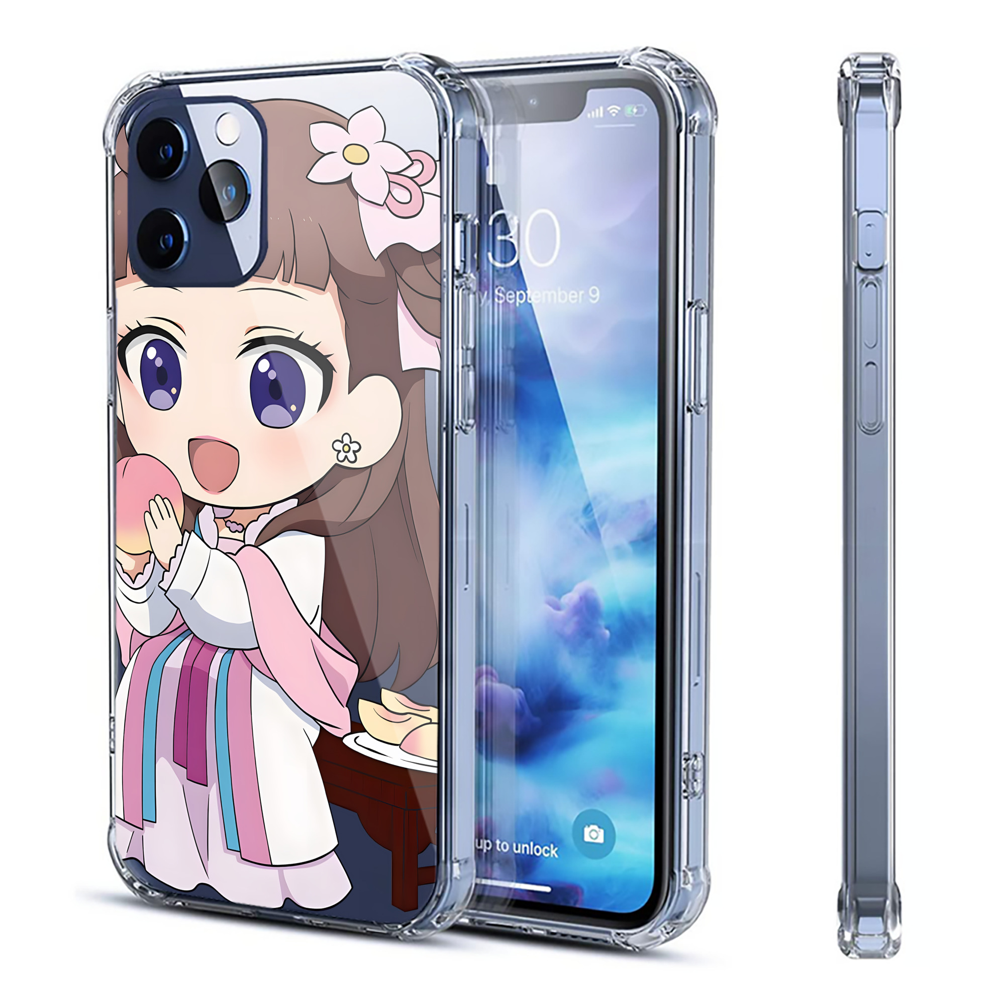 （画像用） 薬屋のひとりごと The Apothecary Diaries 【iPhone 12シリーズ対応】透明スマホケース（クリアソフトケース）